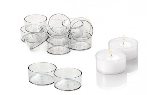 Tealight Clear Plastic Candle Container 20ml
