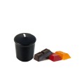 Black Solid Candle Color