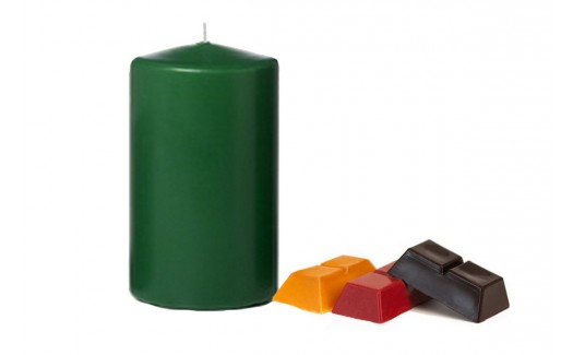 Green Solid Candle Color