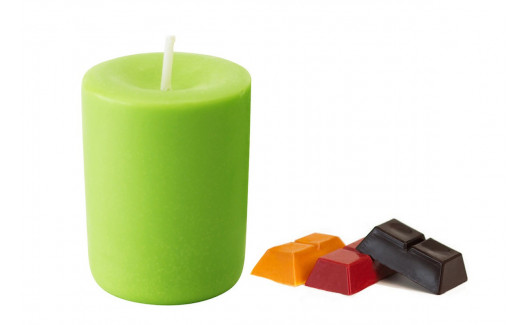 Lime Solid Candle Color