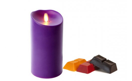 Purple Solid Candle Color