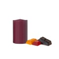 Raspberry Solid Candle Color