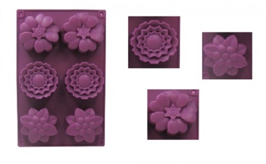 Soap Mold Floral Silicone 