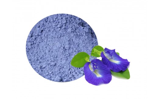 Butterfly pea Powder (Clitoria ternatea) flowers Natural color